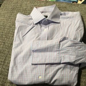 Blue and Red French Cuffed Shirt!